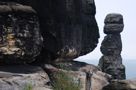 Blick auf die Barbarine - Sächsische Schweiz