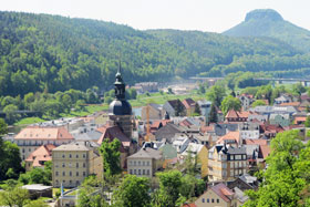 Blick auf Bad Schandau - Sächsische Schweiz