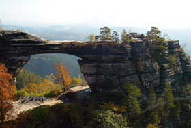 Blick zum Prebischtor - Böhmische Schweiz